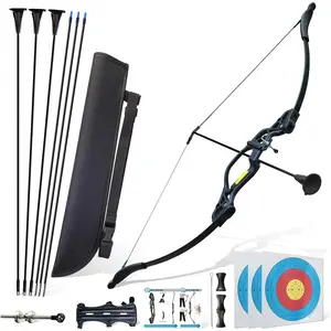 Bow and Arrow Set for Adults Beginners,18lbs Archery Set Recurve Bow Right Hand,Upgraded Archery Bows with 6 Arrows Target Practice