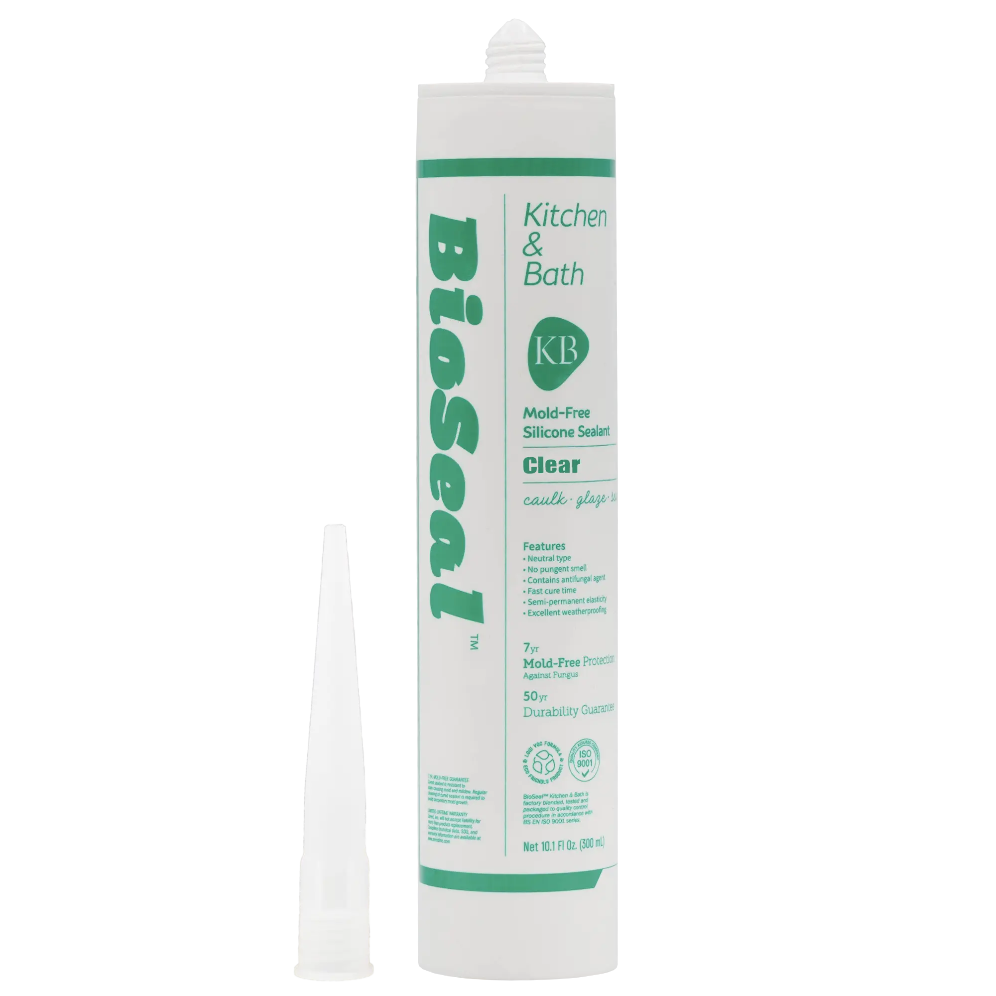 Clear Kitchen & Bath BioSeal Silicone Caulk & Sealant