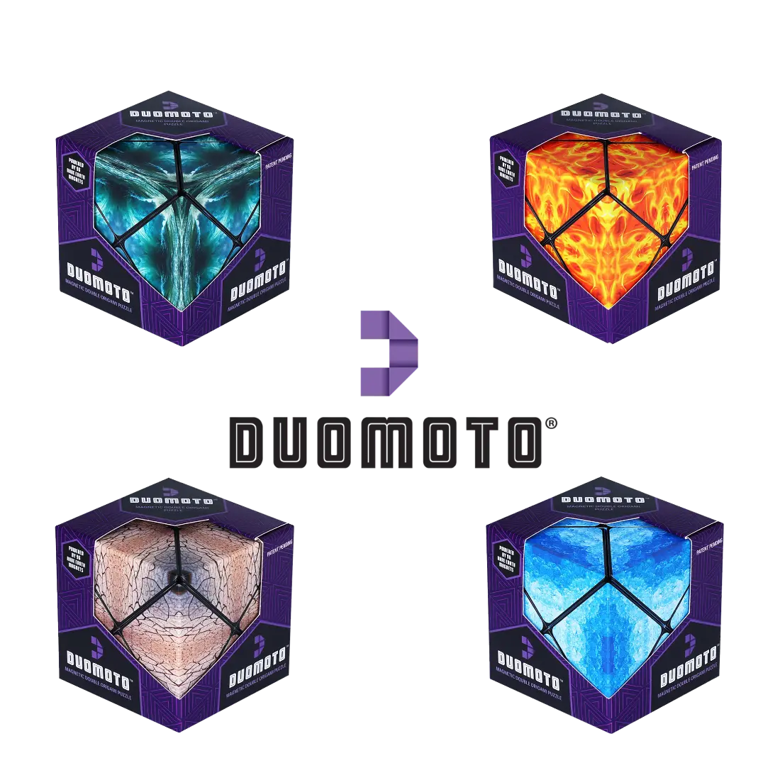 Duomoto Magnetic Transforming Cube - Shape Shifting Puzzle 96 Rare Earth Magnets Transforms Into Over 100 Shapes infinity cube redi cube
