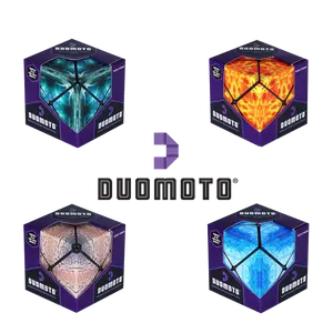 Duomoto Magnetic Transforming Cube - Shape Shifting Puzzle 96 Rare Earth Magnets Transforms Into Over 100 Shapes infinity cube redi cube