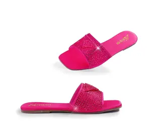 LISA EMBELLISHED SANDAL (Fushia)