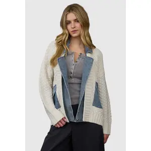 LAST CALL DENIM SWEATER