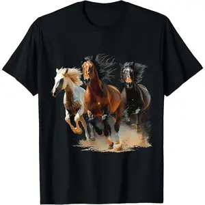 Vintage Horses Lover Graphic for Men Women T-Shirt