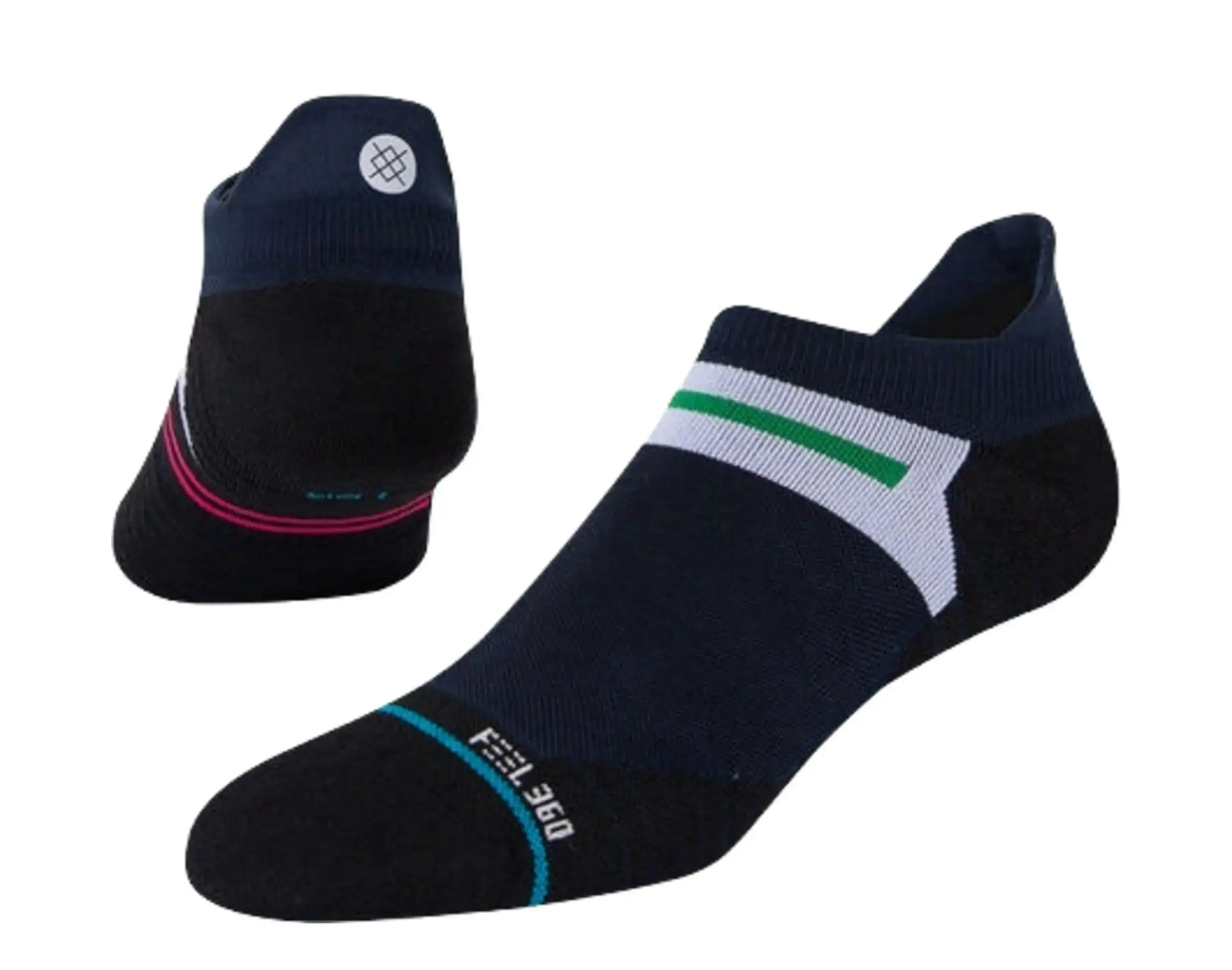 Stance Feel 360 Interim Tab Performance Ankle Socks in Navy | Men's