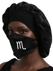 Satin Face Mask with constellation printing, 1 Piece Soft Breathable Face Covering, Fashion Accessories for Women & Men Gifts