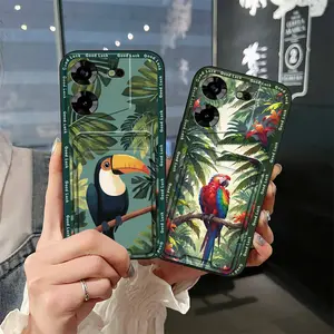 protective Full wrap Phone Case For Tecno Pova5 4G Card bag TPU Silicone Card slot Fashion Design Waterproof Soft case Back Cover Durable Dirt-resistant Graffiti Card sleeve Cute