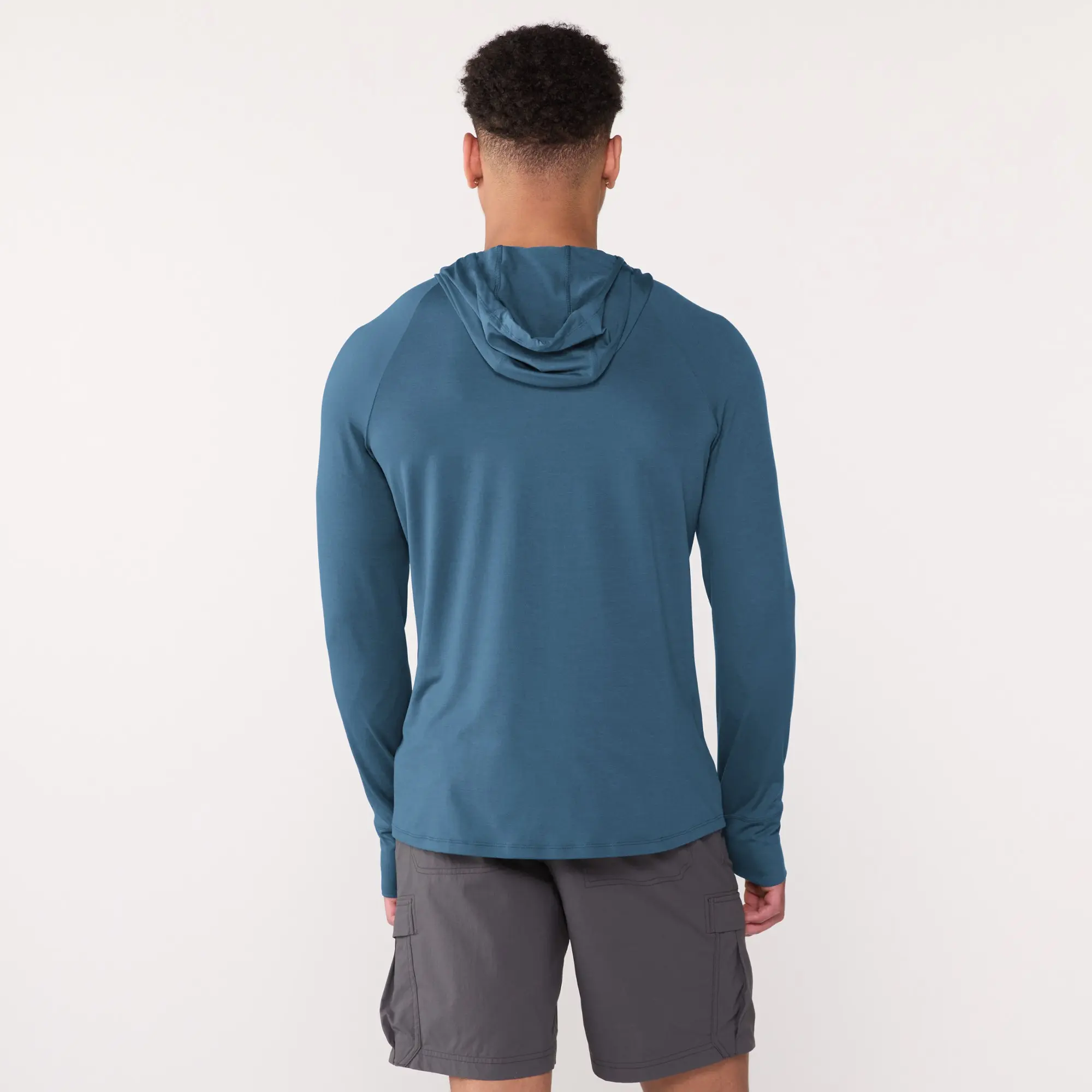 REI Co-op Men's Sahara Shade Hoodie - Long Sleeve Blue Outdoor
