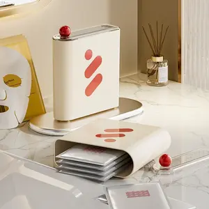 New Sealed Mask Storage Box, Home Fridge Refrigerator Organizer, Small Independent Design, Suitable for Vanity and Bathroom, Hygienic Mask Rack