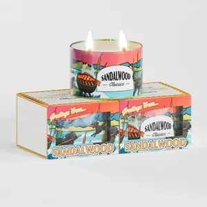 Sandalwood Scented Candle Bundle