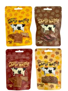 Vermont Maple Brittle With Almonds (4 2oz Pouches)