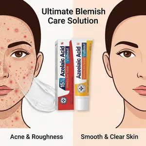 Azelaic Acid 15% Face Serum | Soothe Acne Redness Unclog Pores & Clear Blackheads Salicylic Treatment