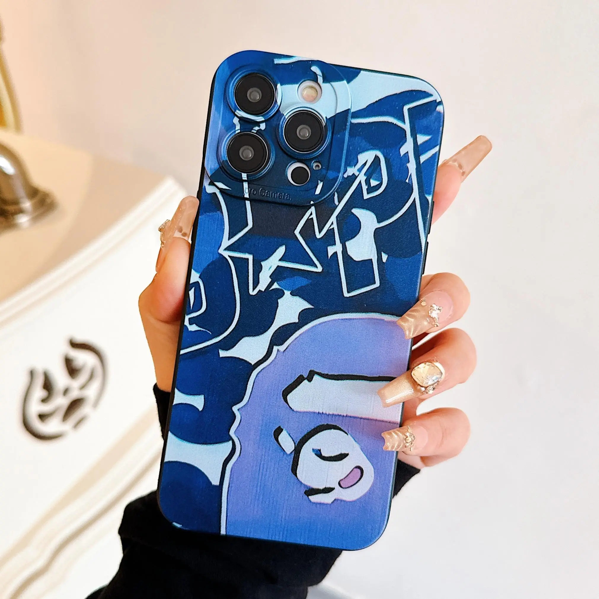Fashionable Smartphone Protector Cover, Anti-Drop Shockproof Phone Accessory, Total Protector for iPhone 11-17 Pro Max/Pro/Plus Devices