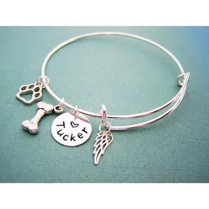 Dog Memory Bracelet -  Pet Loss Jewelry - Personalized Bracelet