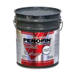 Penofin 1677533 5 Gal Ultra Premium Transparent Oil-Based Wood Stain, Clear, 5 Gallon Bucket, 5Gal