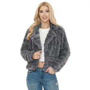 Annva USA Women Faux Fur Jacket