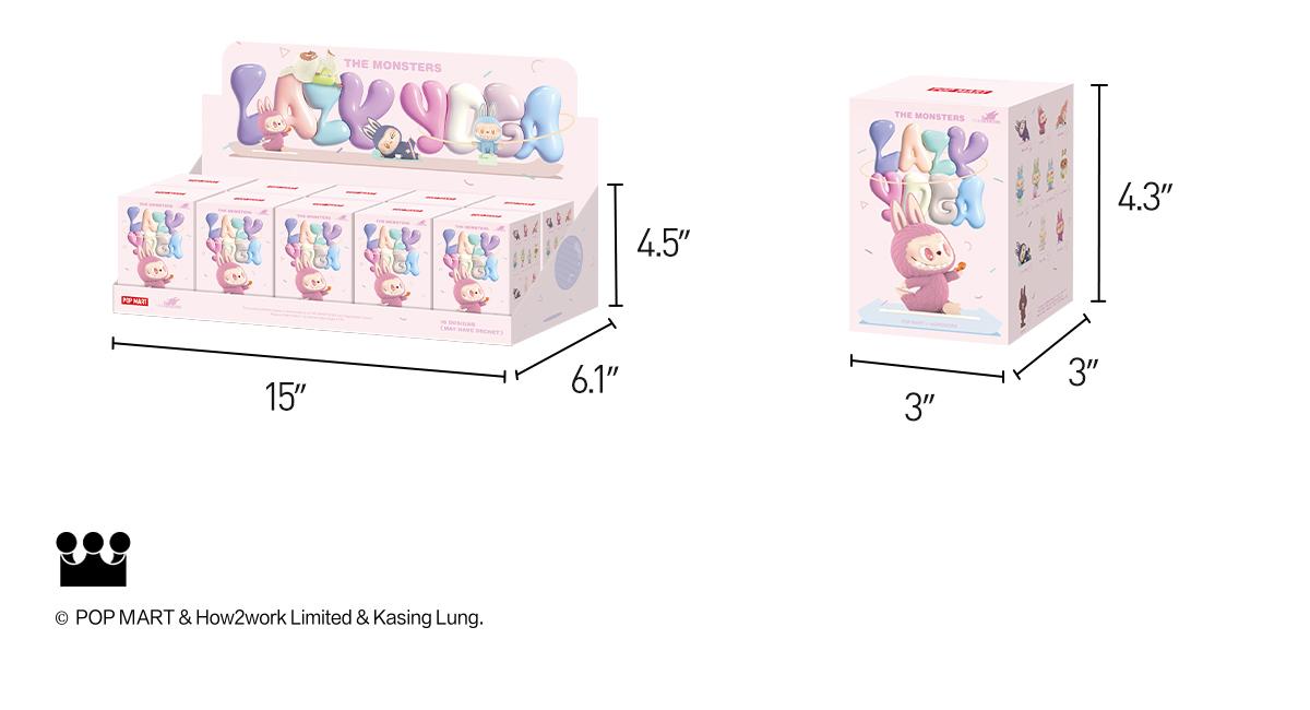 POP MART THE MONSTERS Lazy Yoga Series Figures, Blind Box
