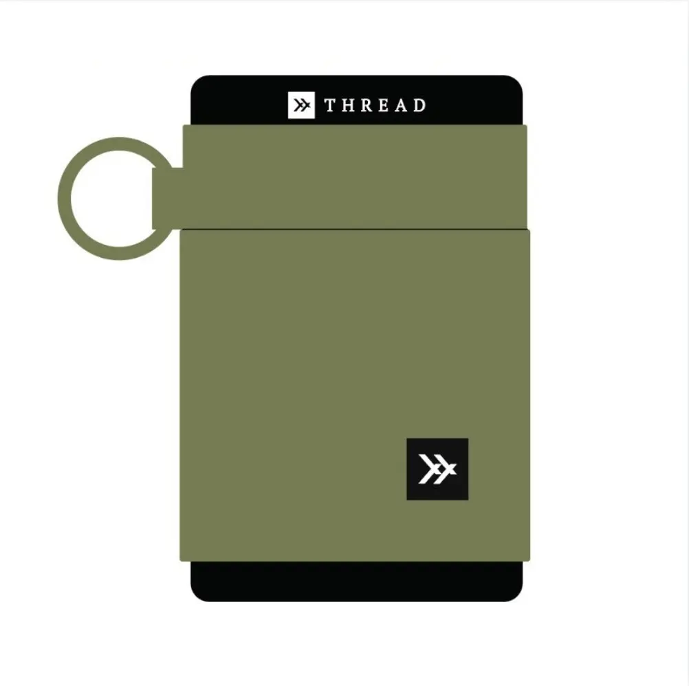 Thread Wallets Olive Elastic Wallet