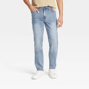 Goodfellow & Co Men's Tall Mid Rise Slim Leg Fit Full Jeans Heavyweight