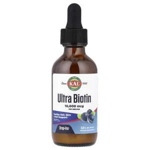 KAL Ultra Biotin,  Mixed Berry, 10,000 mcg, 2 fl oz (59 ml)