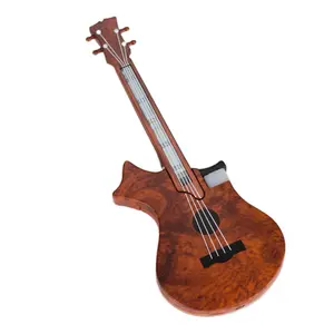 Windproof Torch Lighter, Multi-Functional Folding Dual-Form Jet Red Flame Lighter, 2 In1 Refillable Spinner Ighter with Red Light, for Bbqs, Candle, Camping, Kitchen(GasNot Included)guitar design