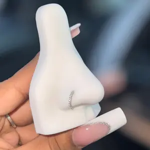 Titanium Hinged Nose Hoop