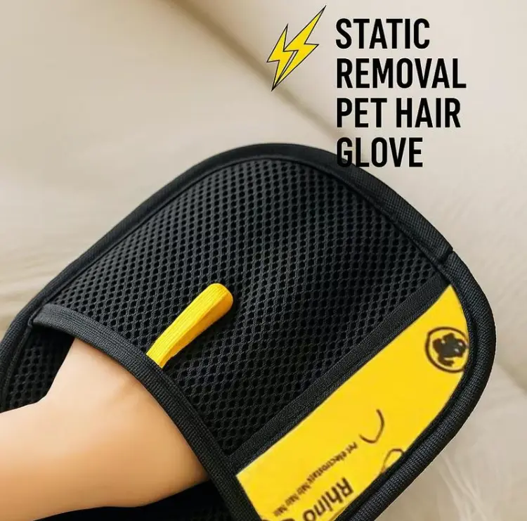 Pet hair remover Electrostatic gloves Two-way brush sticky hair remover Cat hair dog hair glover Grooming Removal Cleaning