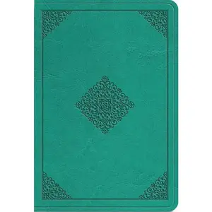 ESV Value Large Print Compact Bible (Trutone, Teal, Ornament Design)