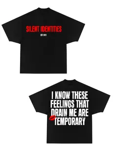 BLACK "TEMPORARY" SHIRT