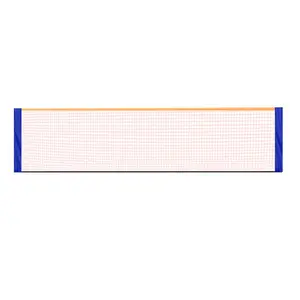 A portable sports net measuring 310 cm x 76 cm, suitable for badminton, tennis, beach volleyball, and soccer training (net only; stands not included)