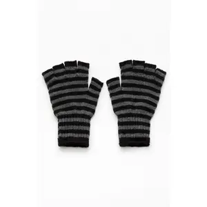 John Galt Women's Striped Fingerless Gloves John Galt Women's Striped Fingerless Gloves