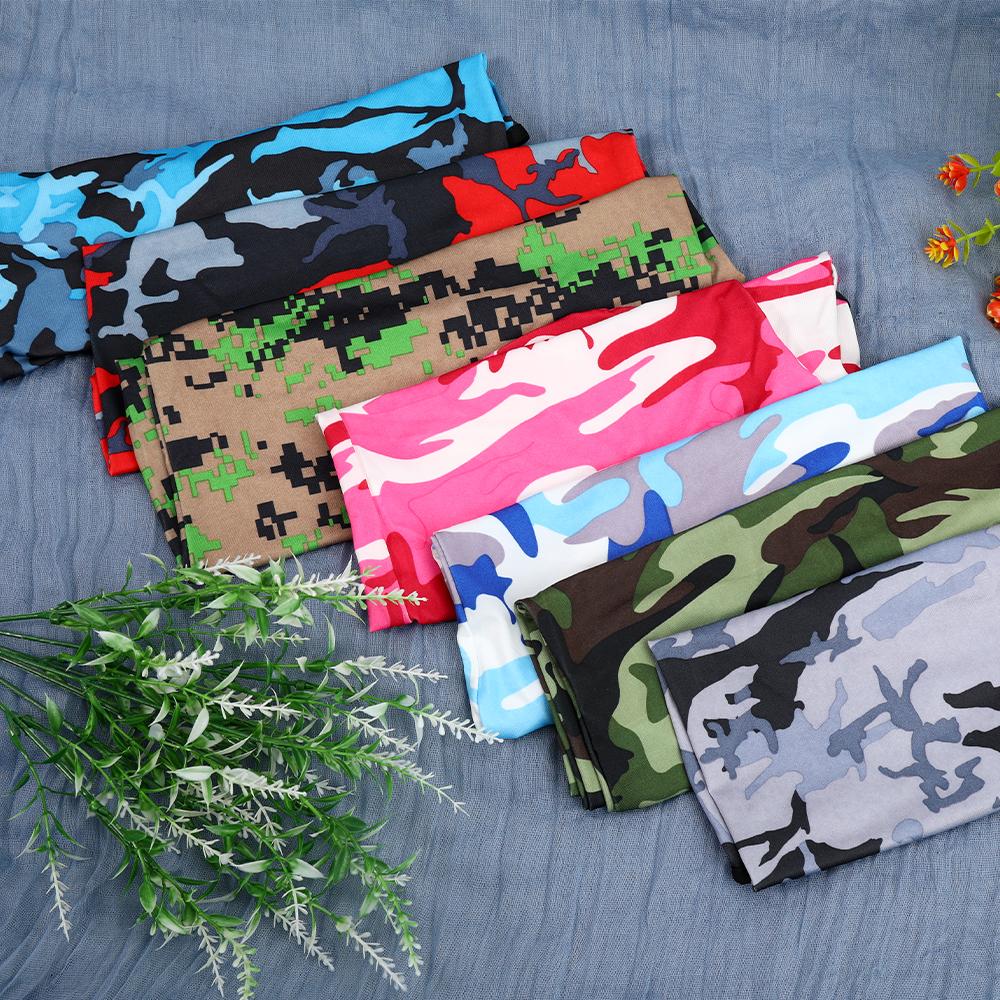  8-Piece Multifunctional Balaclava,Full Face Windproof, Breathable, Sun Protection Full, Sweat-Wicking Ice Silk Camo For Cycling, Running, Outdoor Activities for Both Men and Women