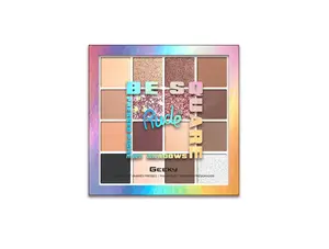 Be Square Pressed Pigments & Shadows - Geeky Be Square Pressed Pigments & Shadows - Geeky