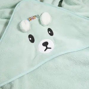 Ioly's Hooded Baby Bath Towels for Newborn Essentials (Large) Towel with Hood for Kids Babies Toddler Infant 41" x 41" Baby Towels with Hood Cosas para Bebes recien nacidos Baby Bath Items