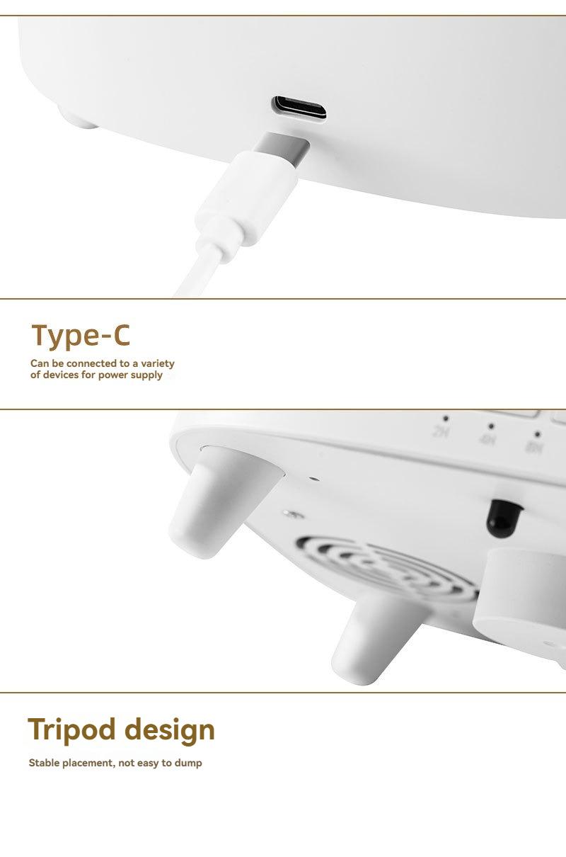 Simulated Planet Galaxy Aromatherapy Diffuser Home Use Multicolor Flame Fragrance Machine USB Humidifier