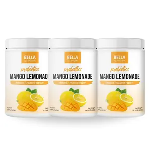 3 Pack Bella All Natural Probiotics Mango Iced Lemonade
