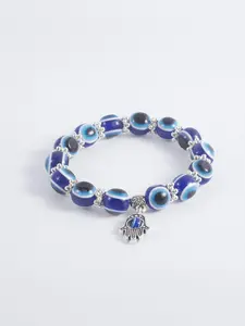 Evil Eye Matching Beaded Bracelet, 2024 New Trendy Hand Charm Bracelet for Men & Women, Fashion Matching Jewelry for Party, Club, Daily Wear