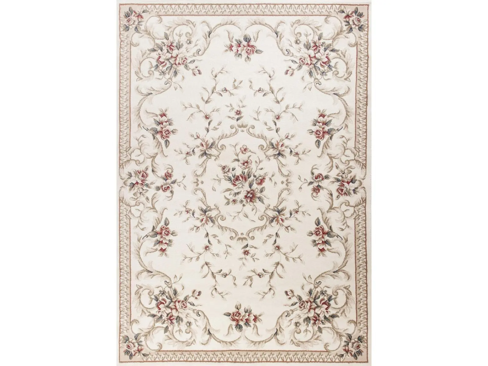 Polypropylene Area Rug - 7.10ft x 9.10ft, Ivory, Indoor Use, for Room Decor & House Decor