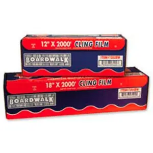 Boardwalk B55527 PVC Food Wrap Film - Clear