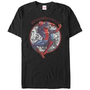 Men's Marvel Spider-Man Villain Circle T-Shirt
