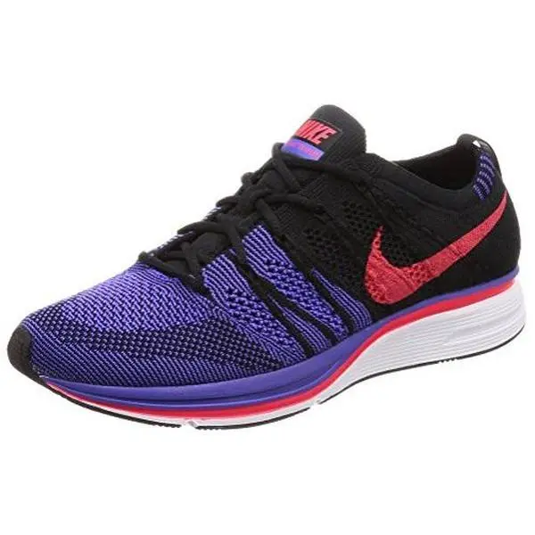 Nike Mens Flyknit Trainer Black/Siren Red-White Ah8396 003 - Size 11