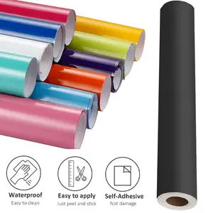 Matte Black Vinyl DIY Tape, 12 Inch x 60 Inch Universal Wrap Car Door Edge Guards Detailing Tape Overlay Wrap Roll DIY Protective Anti-Scratch Sticker