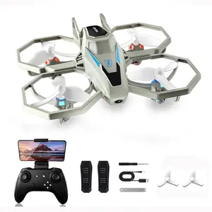 Drone with Camera,Remote Control Quadcopters with 2 Batteries, Gestures Selfie, Speed Adjustment, 3D Flips, Gifts  Charging
