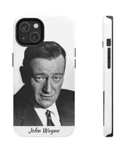 John Wayne, Old Hollywood, Old movies, Movie buffs, Silver Screen Stars, Movie lover gifts, Classic Movie Gifts, Vintage Actors, John Wayne Phone Case