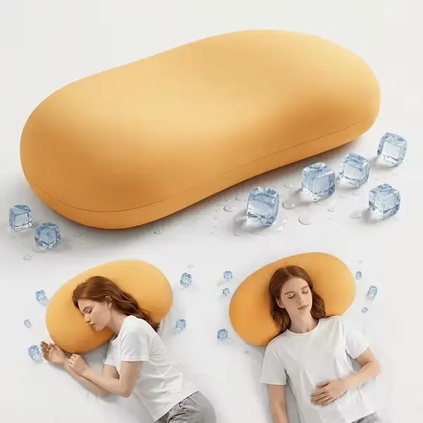Cloud Pillow for Neck Support, Ergonomic Contour Bed Pillow with Cooling Cover, Machine Washable, Soft & Breathable, All-Season Sleeping Pillow