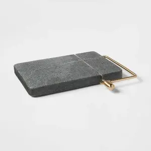9" x 6" Marble Cheese Slicer Cutting Board - Threshold ™