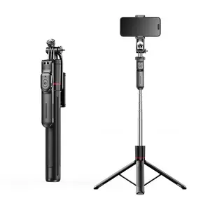 Selfie Stick F16 Portable Travel Stabilizer Bluetooth Selfie Tripod Floor Stand Live Streaming Tripod Anti-Shake Phone Holder
