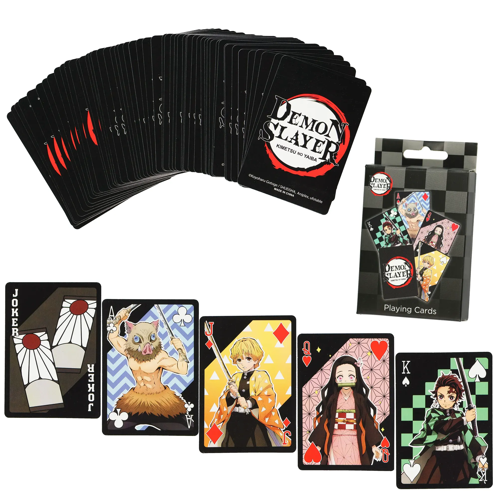 Demon Slayer Kimetsu No Yaiba Playing Cards Poker Deck 52 Cards