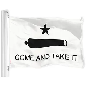 G128 Come and Take It Flag | 3x5 feet | Printed 150D Quality Polyester