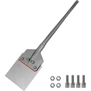 SDS-Max Shank 6 Inch Scraper Chisel Bit - 6" Wide Blade Scraper 25" Long Jack Bit - Removal for Tile Wallpaper Thinset Glue Linoleum