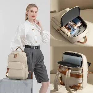 Womens Stylish Laptop Large Capacity Multi-compartment, Travel, Fits 14-inch Backpack